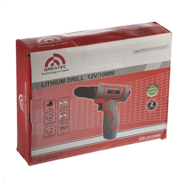 دریل پیچ گوشتی شارژی گریتک مدل GTLD-12005