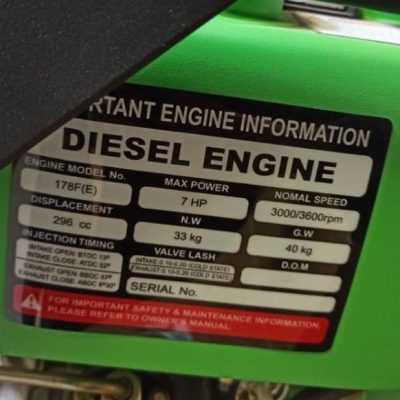 موتور پمپ دیزلی 3 اینچ ETQ مدل DP3CL