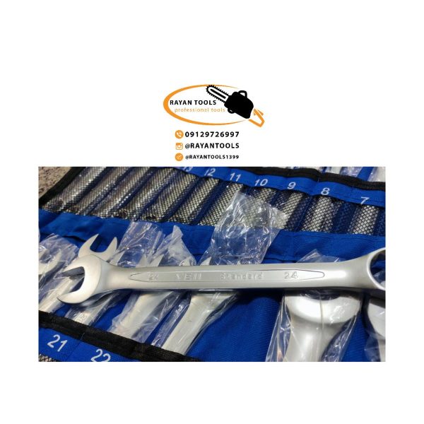 ست آچار یکسر رینگ برند یتی مدل 25 عددی - Image 2