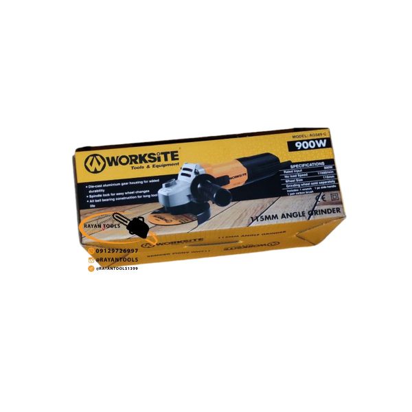 مینی فرز 900 وات ورکسایت مدل AG589-C - Image 3
