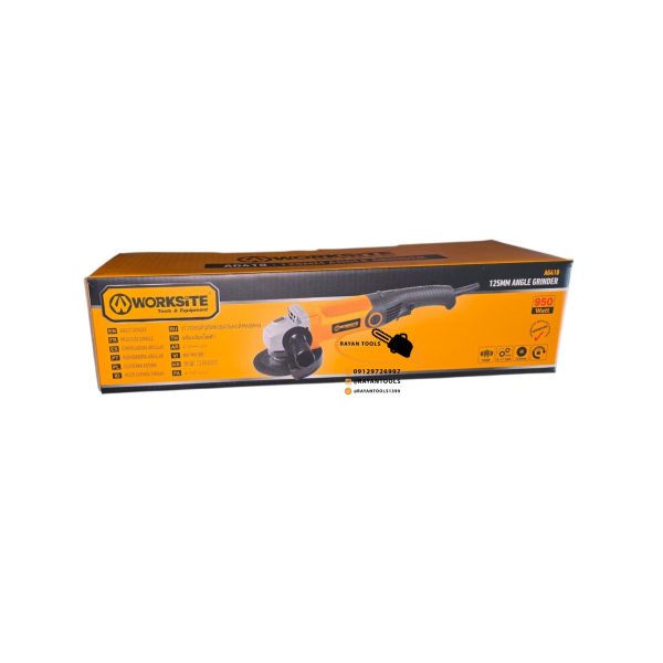 InShot_20260616_134756682 مینی فرز دسته بلند 950 وات ورکسایت مدل AG418 - Image 1